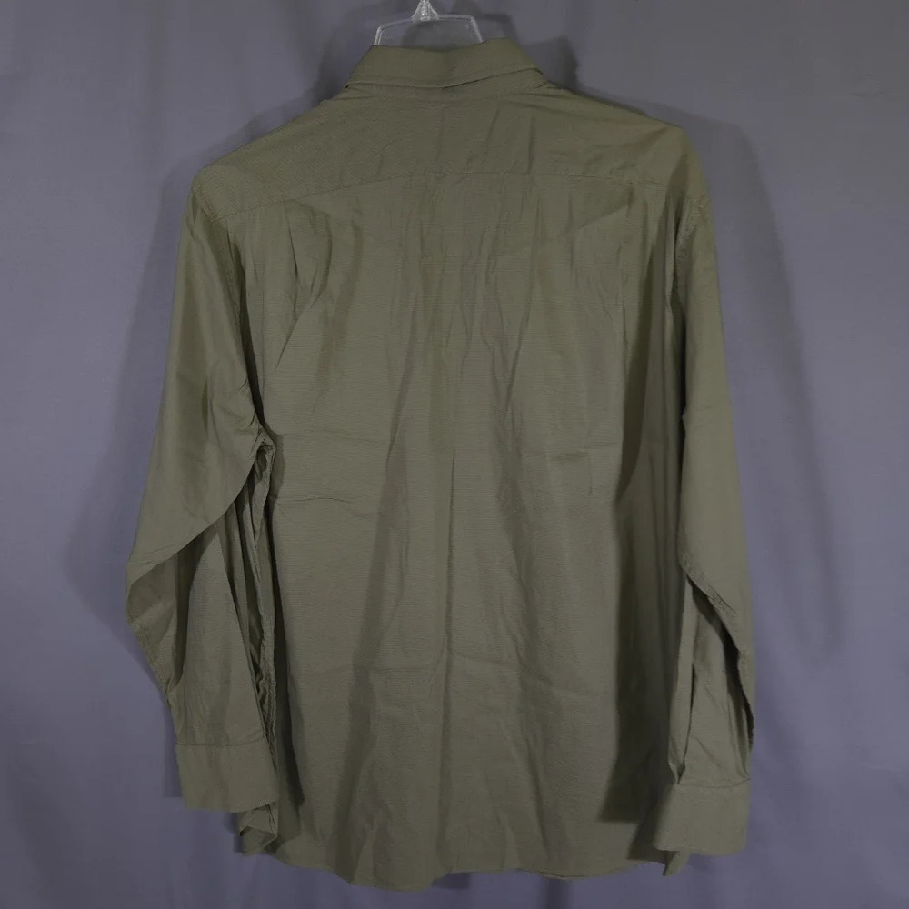 Cremieux Slimfit‎ Button Down Shirt Men's Size XXL Green Lightweight Stretch - Picture 5 of 7